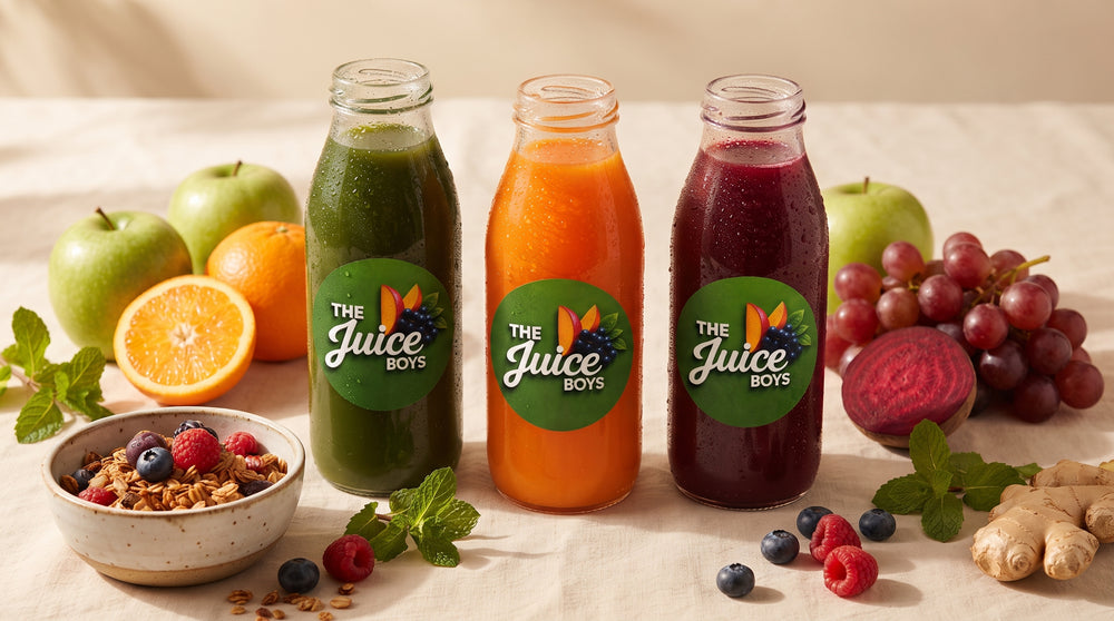 Organic cold-pressed juices by The Juice Boys